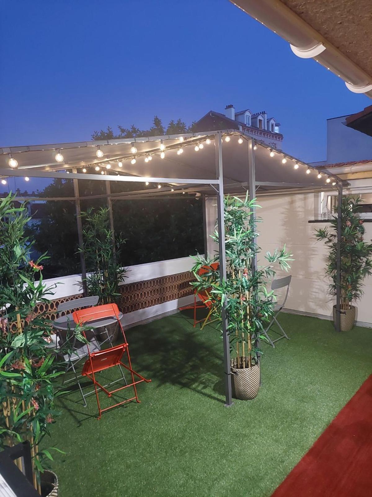 Paris-Eiffel, Bienvenue -Terrasse -Netflix Apartment Пантен Екстериор снимка